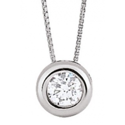 18K necklace with diamond